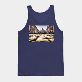 Sistine Chapel Rome, Worms Eye View Tank Top